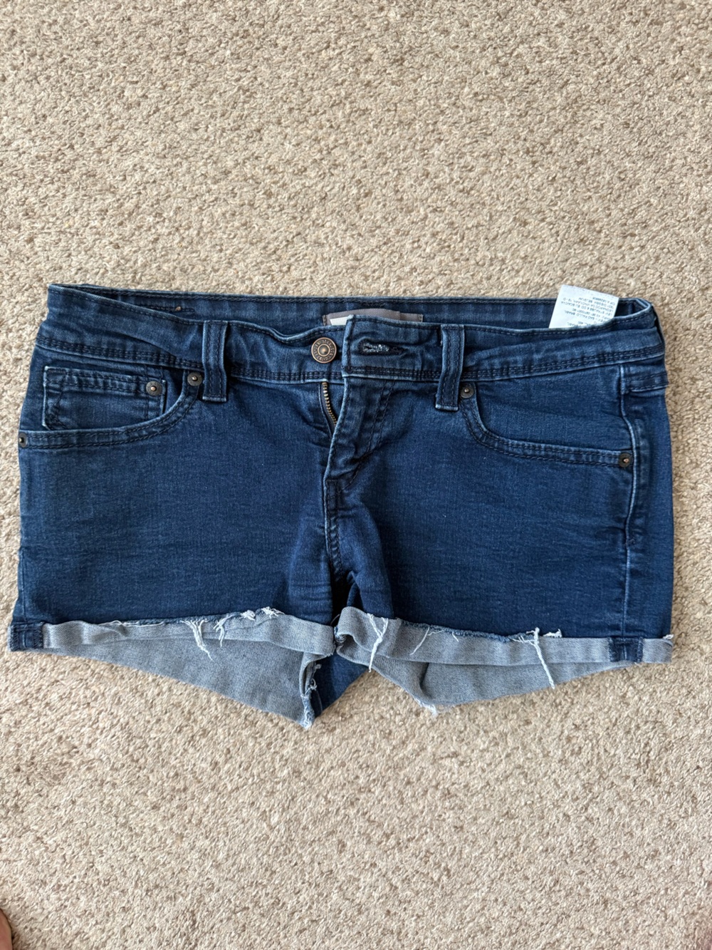 Levi's Dark Blue Denim Jean Shorts